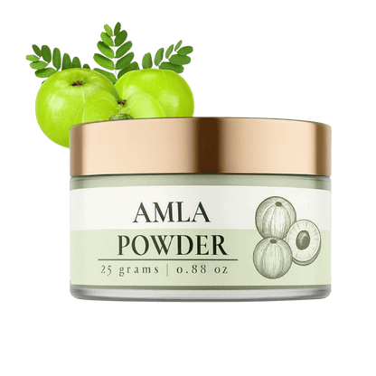 Lushr Amla Powder — Pure Indian Gooseberry for Hair Growth | 25g - LUSHR