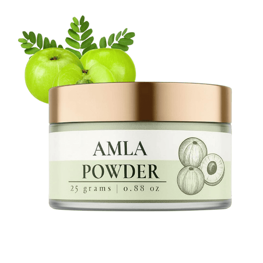 Lushr Amla Powder — Pure Indian Gooseberry for Hair Growth | 25g - LUSHR