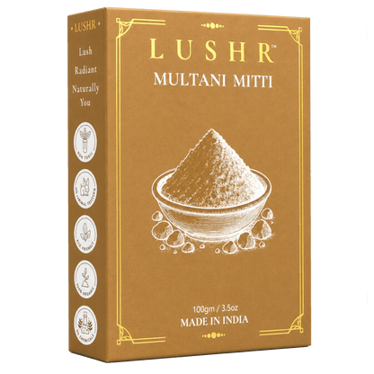 Lushr Multani Mitti — Pure Fuller's Earth Clay Face Pack | 100g - LUSHR