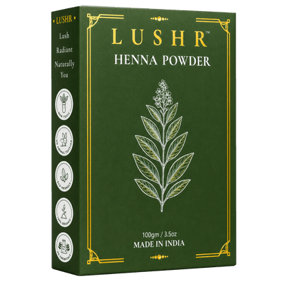 Lushr Henna Powder — 100% Pure Natural Hair Colour & Conditioner | 100g - LUSHR