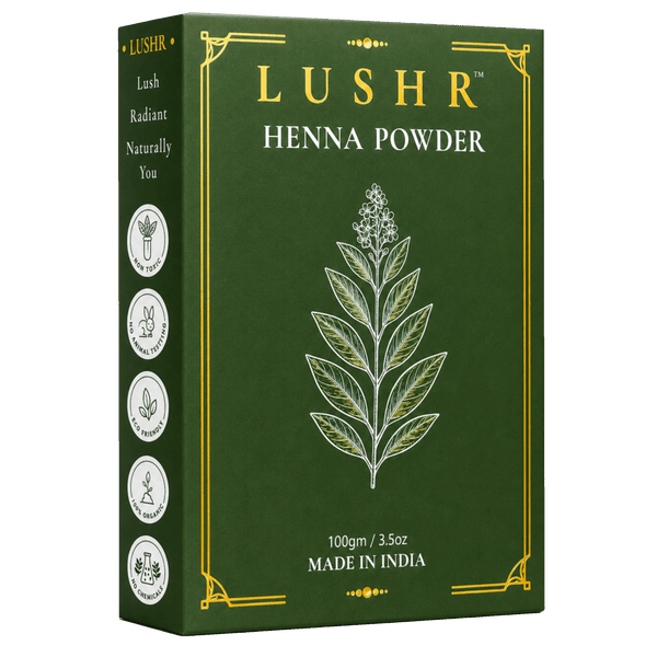 Lushr Henna Powder — 100% Pure Natural Hair Colour & Conditioner | 100g
