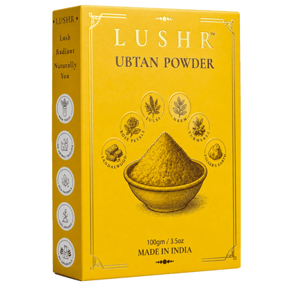 Lushr Ubtan Powder — Natural Tan Removal & Glow Face Pack | 100g - LUSHR