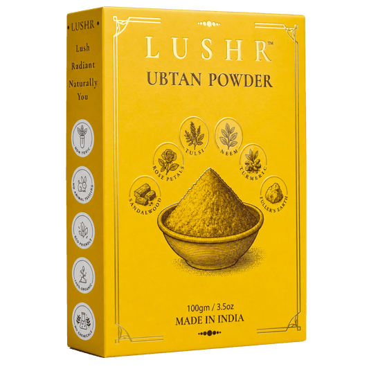 Lushr Ubtan Powder — Natural Tan Removal & Glow Face Pack | 100g - LUSHR