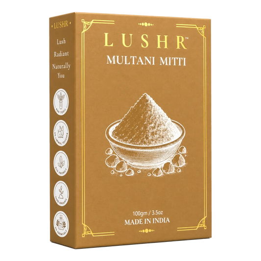 Lushr Multani Mitti — Pure Fuller's Earth Clay Face Pack | 100g