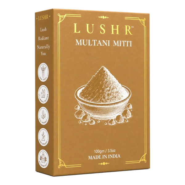 Lushr Multani Mitti — Pure Fuller's Earth Clay Face Pack | 100g