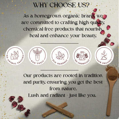 Lushr Hair Colour Kit — Henna, Indigo, Amla, Reetha & Shikakai | 5 - in - 1 - LUSHR