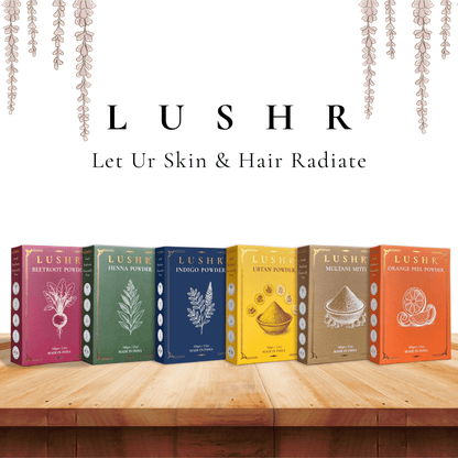 Lushr Orange Peel Powder — Vitamin C Skin Brightening Face Pack | 100g - LUSHR