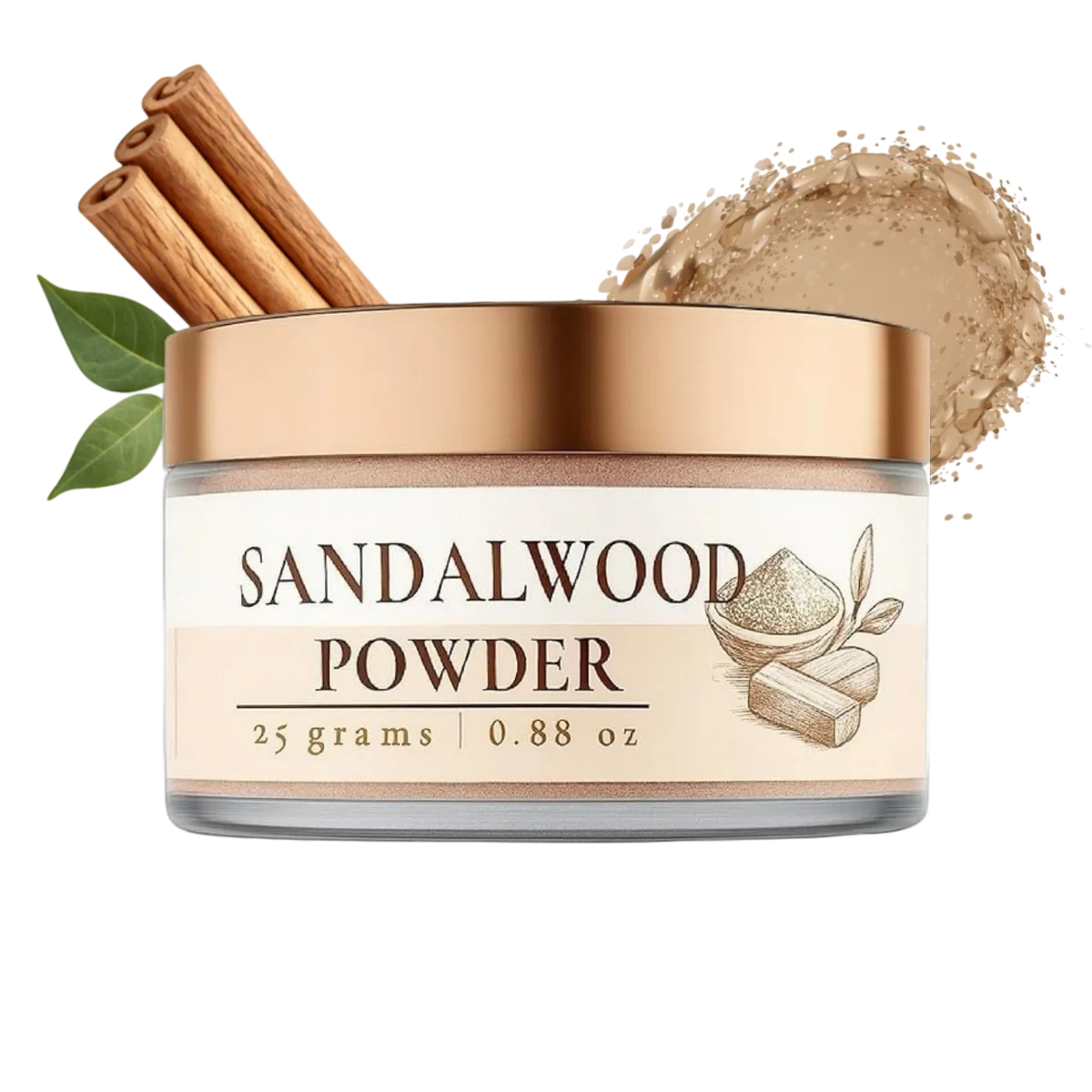 Lushr Sandalwood Powder — Pure Chandan for Acne & Bright Skin | 25g